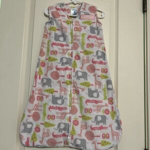 Halo Animal Print Sleep Sack - Gray, Pink, Green